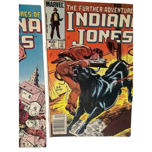 Vintage The Futher Adventures Of Indiana Jones Comic Books Issues 11 12 1983 - Picture 3 of 11